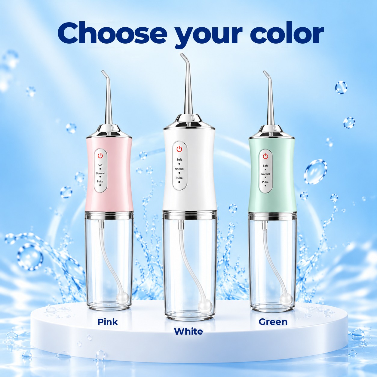 Portable Water Flosser for Teeth & Gums